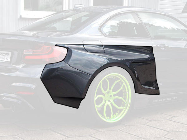 PD2XX Rear Widenings for BMW 2-Series F22/F23 Coupe / Cabrio Prior Design