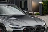 PD6RS Bonnet Add-Ons 2-Pcs for Audi RS6 C8 Prior Design