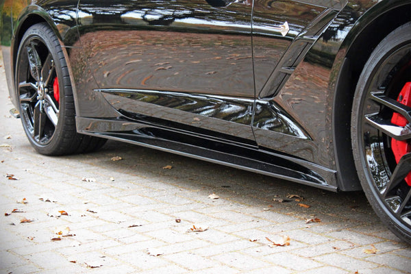 PDR700 Side Skirts incl. Lip Spoiler for Chevrolet Corvette C7 Prior Design