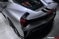 DarwinPRO 2015-2020 Ferrari 488 GTB Pista Style Rear Bumper & Wing