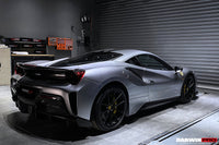 DarwinPRO 2015-2020 Ferrari 488 GTB Pista Style Rear Bumper & Wing