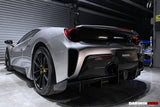 DarwinPRO 2015-2020 Ferrari 488 GTB Pista Style Rear Bumper & Wing