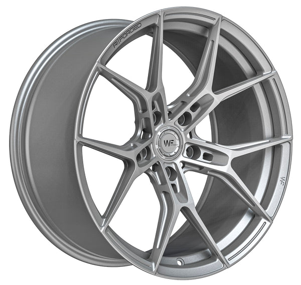 WHEELFORCE WHEELS
MODEL: RACE.ONE
SIZE: 19x9 ET21 5x120
FINISH: FROZEN SILVER