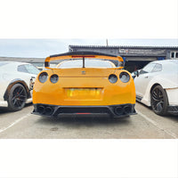 Nissan R35 GTR LB V1 Carbon Rear Spats (CBA DBA)