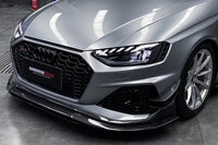 Audi RS4 B9.5 BKSS Style Carbon Fiber Front Bumper Canards 2020-2022 DarwinPro