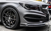 Mercedes Benz CLA Carbon Fiber Front Bumper Splitter Cupwing Winglets Vent Flaps