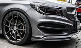 Mercedes Benz CLA Carbon Fiber Front Bumper Splitter Cupwing Winglets Vent Flaps