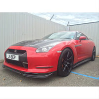 Nissan R35 GTR MS Carbon Front Splitter with brake cooling vents (2009-16)