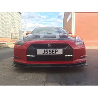 Nissan R35 GTR MS Carbon Front Splitter with brake cooling vents (2009-16)
