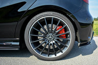 REAR SIDE SPLITTERS Mercedes A W176 AMG Facelift GLOSS BLACK Maxton Design