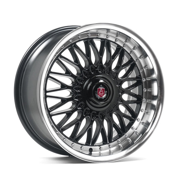 AXE EX10 8x18ET40 5x100 GLOSS BLACK & POLISHED