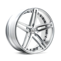 AXE EX20 8.5x20ET25 5x118 GLOSS SILVER & POLISHED