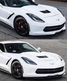 Chin Spoiler/Splitter STAGE2 OE - Matte Black Corvette C7