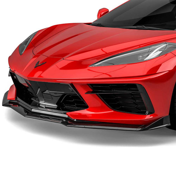 Lèvre de pare-chocs avant de style VZR1 Corvette C8