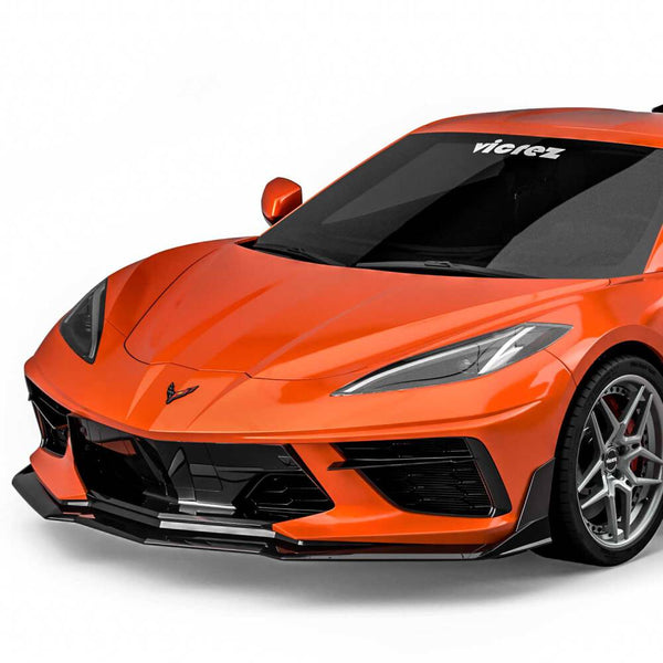 Lèvre de pare-chocs avant de style VZR2 Corvette C8