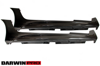 DarwinPRO IMP Style Side Skirts With Carbon Fiber Splitters
