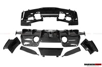 DarwinPRO 2015-2020 Ferrari 488 GTB Pista Style Rear Bumper & Wing