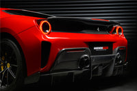DarwinPRO 2015-2020 Ferrari 488 GTB Pista Style Rear Bumper & Wing