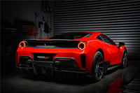 DarwinPRO 2015-2020 Ferrari 488 GTB Pista Style Rear Bumper & Wing
