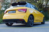 Central Rear Splitter Audi S1 8X Maxton Design