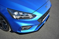 FRONT RACING SPLITTER V.1 (gloss black) Ford Focus Mk4 ST-Line
