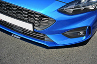 FRONT RACING SPLITTER V.1 (gloss black) Ford Focus Mk4 ST-Line