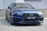 Front Splitter V.2 Audi RS4 B9 Maxton Design