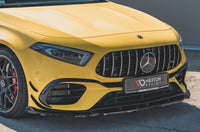 Front Splitter V.2 Mercedes-AMG A 45 S W177 Maxton Design Black Gloss