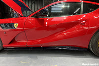 Carbonado 2018-UP Ferrari 812 Superfast /GTS MSY Style Side Skirts Darwin Pro