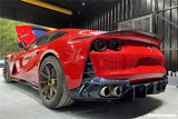 Carbonado 2018-UP Ferrari 812 Superfast /GTS MSY Style Side Skirts Darwin Pro