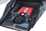 Darwinpro 2010–2015 Ferrari 458 Coupe/Speciale innere Motorraumabdeckung aus trockenem Karbon