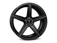 MbDESIGN KV1 9.5x19 ET 30 5x100 Schwarz seidenmatt lackiert