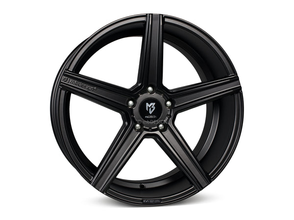 MbDESIGN KV1 9.5x19 ET 30 5x100 Schwarz seidenmatt lackiert