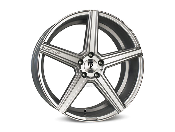 MbDESIGN KV1 8.5x19 ET 20 5x120 Lichtsilber glänzend lackiert