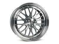 MbDESIGN LV1 7x17 ET 20 4x108 Silber glänzend lackiert voll poliert