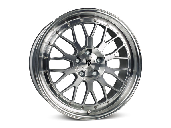 MbDESIGN LV1 8.5x19 ET 42 5x120 Silber glänzend lackiert voll poliert