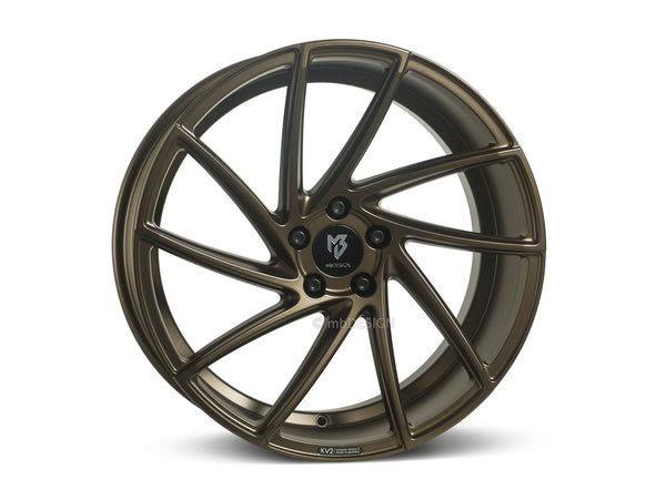 MbDESIGN KV2 8.5x19 ET 42 5x120 Bronze seidenmatt gepulvert