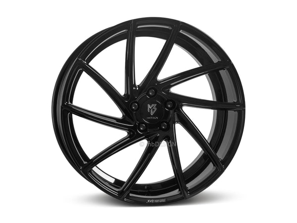MbDESIGN KV2 8.5x20 ET 42 5x112 Schwarz glänzend lackiert