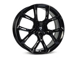MbDESIGN KX1 8.5x20 ET 50 5x114.3 Schwarz glänzend lackiert