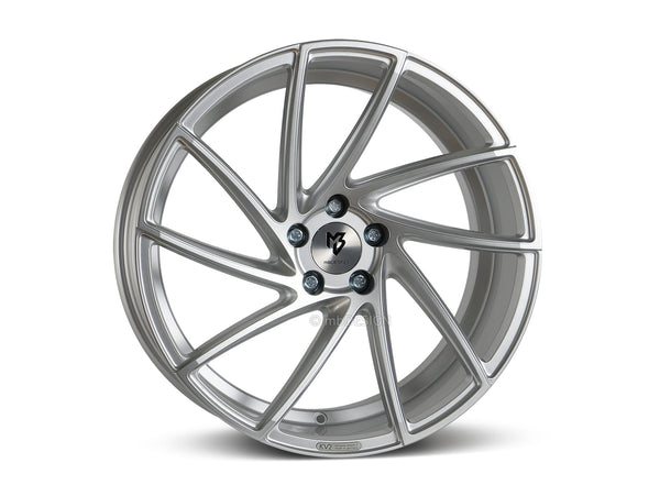 MbDESIGN KV2 8.5x19 ET 43 5x114.3 Lichtsilber glänzend lackiert