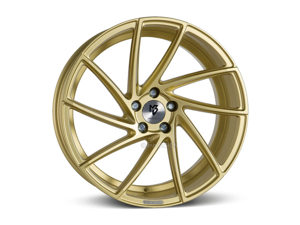 MbDESIGN KV2 8.5x19 ET 42 5x120 Gold glänzend lackiert
