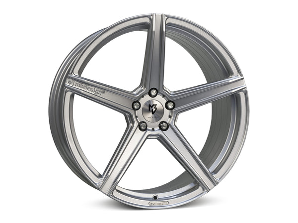 MbDESIGN KV1S 9.5x20 ET 51 5x112 Lichtsilber glänzend lackiert