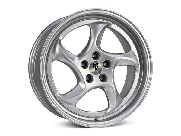 MbDESIGN TURBO 9.5x19 ET 40 5x112 Lichtsilber glänzend lackiert