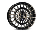 MbDESIGN MSP 8.5x19 ET 45 5x112 Rauchschwarz glänzend lackiert Front poliert