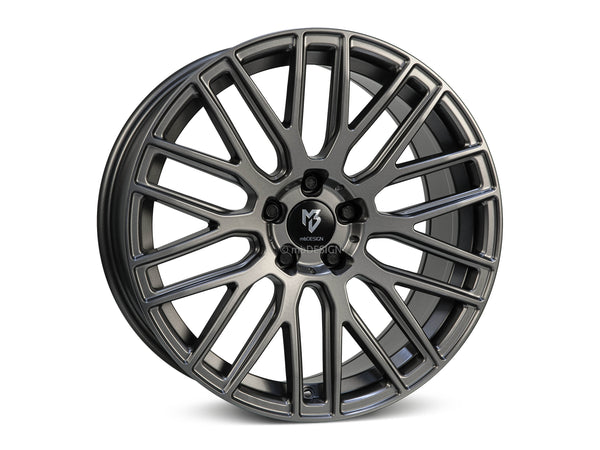 MbDESIGN KV4 8.5x18 ET 55 5x120 Grau matt lackiert