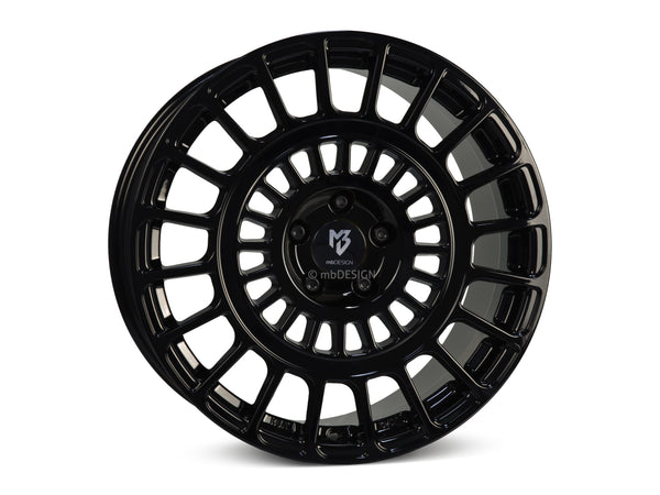 MbDESIGN MSP 8.5x19 ET 45 5x112 Schwarz glänzend lackiert