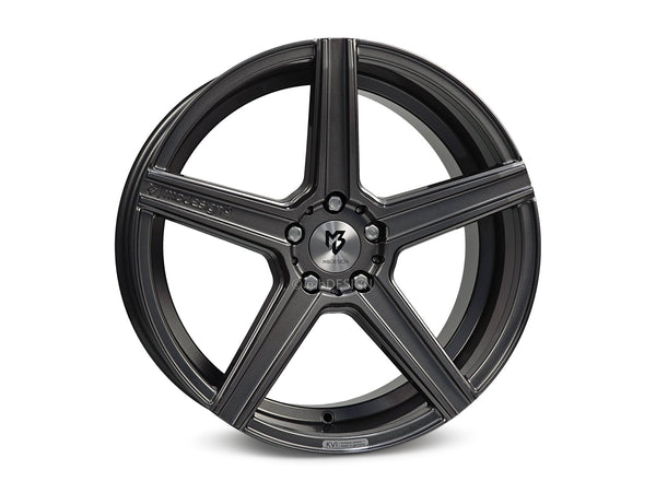 MbDESIGN KV1 9.5x19 ET 35 5x112 Grau glänzend lackiert
