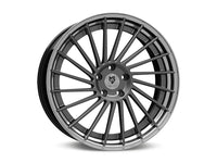 MbDESIGN VR3.2 9x21 ET 35 5x112 Stern Grau matt lackiert Bett Glanzschwarz poliert