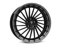 MbDESIGN VR3.2 10.5x21 ET 35 5x112 Stern Schwarz stumpfmatt gepulvert Bett Grau matt lackiert