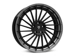 MbDESIGN VR3.2 10.5x21 ET 40 5x120 Stern Schwarz stumpfmatt gepulvert Bett Grau matt lackiert
